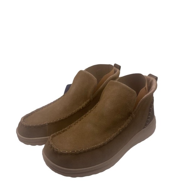 HeyDude Denny Suede Chestnut Slip On Bootie size 12 - Picture 4 of 7